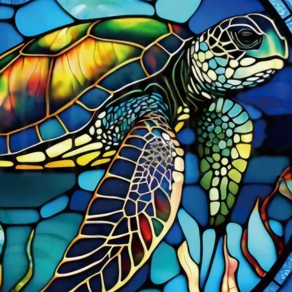 Sea Turtle Suncatcher- acrylic - Picture 6 of 7